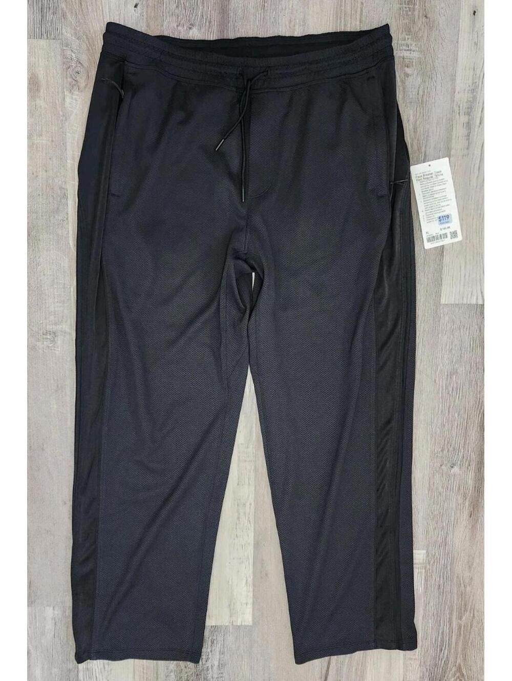 Mens Lululemon Pace Breaker Track Pant Shine Black Extra Large XL NEW